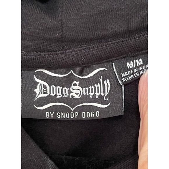 Doggy Supply By Snoop‎ Dogg Hoodie M/M Black Tie-Dye Cotton Unisex Hoodie - Picture 3 of 13